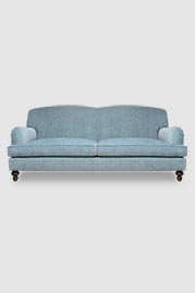 86 Basel sofa in Carmen Sky performance fabric