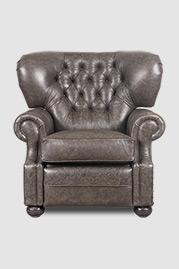 Eugene recliner in Everlast Lithium scratch-resistant leather