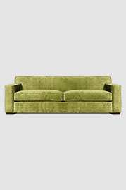 93 Bobby sofa in Bruges Artichoke green velvet