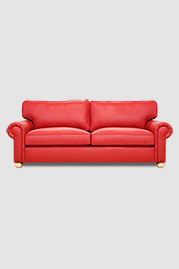 94 Lou sofa in Angelina Hydrant 4500 red leather