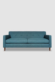 Sport sofa in Champlain Tourmaline blue-green spill-proof fabric