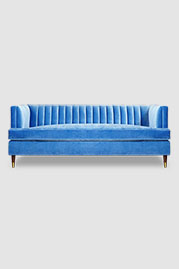 79 Erica sofa in Como Blue Lake velvet