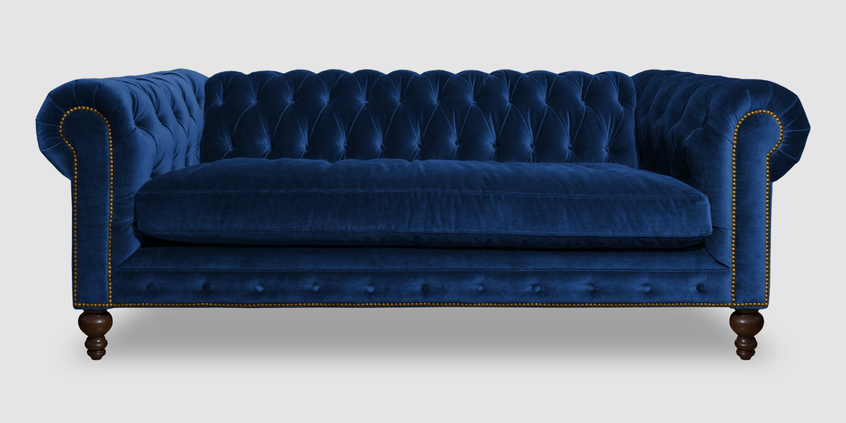 Best Blue Velvet Sofas | Furniture University | Roger + Chris | Custom ...