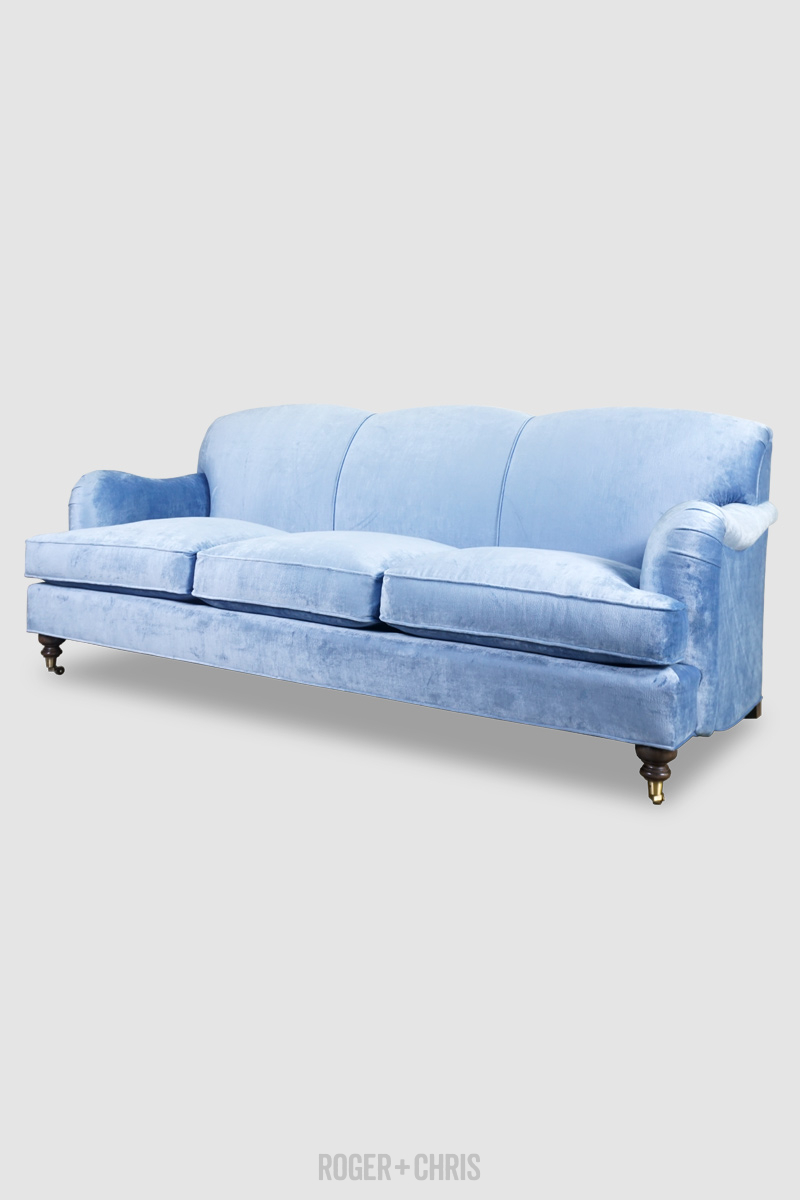 Best Blue Velvet Sofas, Furniture University, Roger + Chris