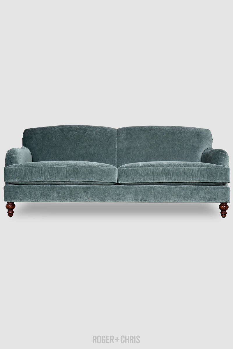 English roll deals arm loveseat