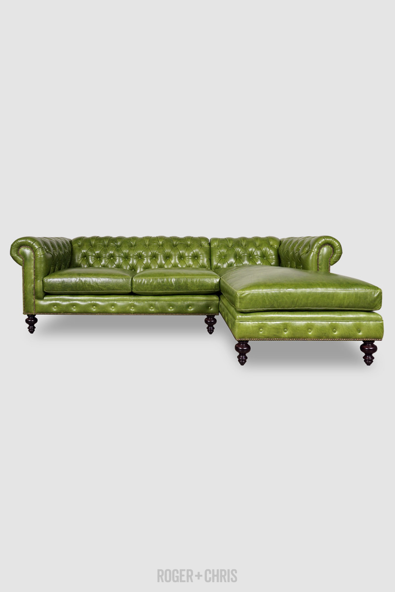 Chaise chesterfield store sofa