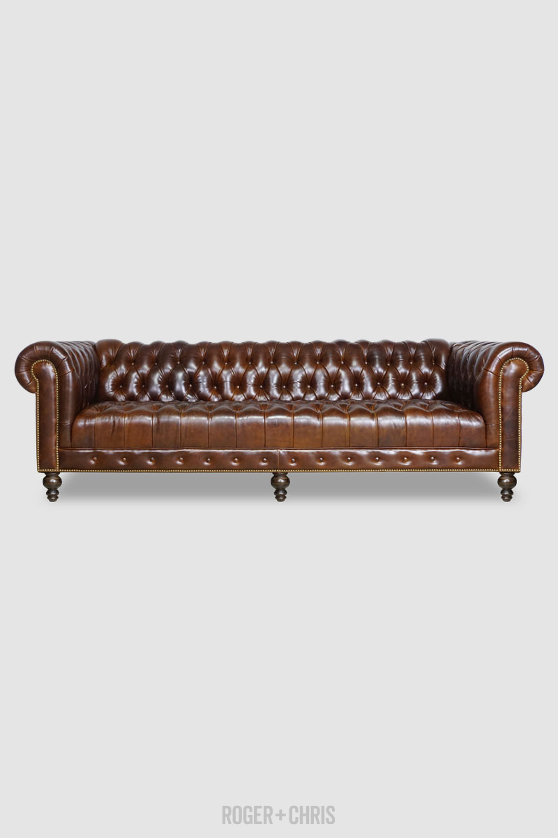 Chesterfield Sofas, Armchairs, Sectionals, Sleepers | Leather, Fabric, Linen | Made in USA | Higgins