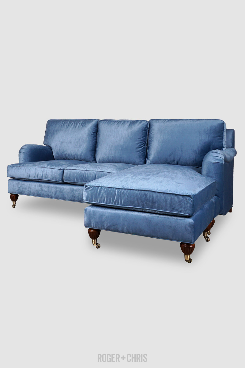 Best Blue Velvet Sofas, Furniture University, Roger + Chris