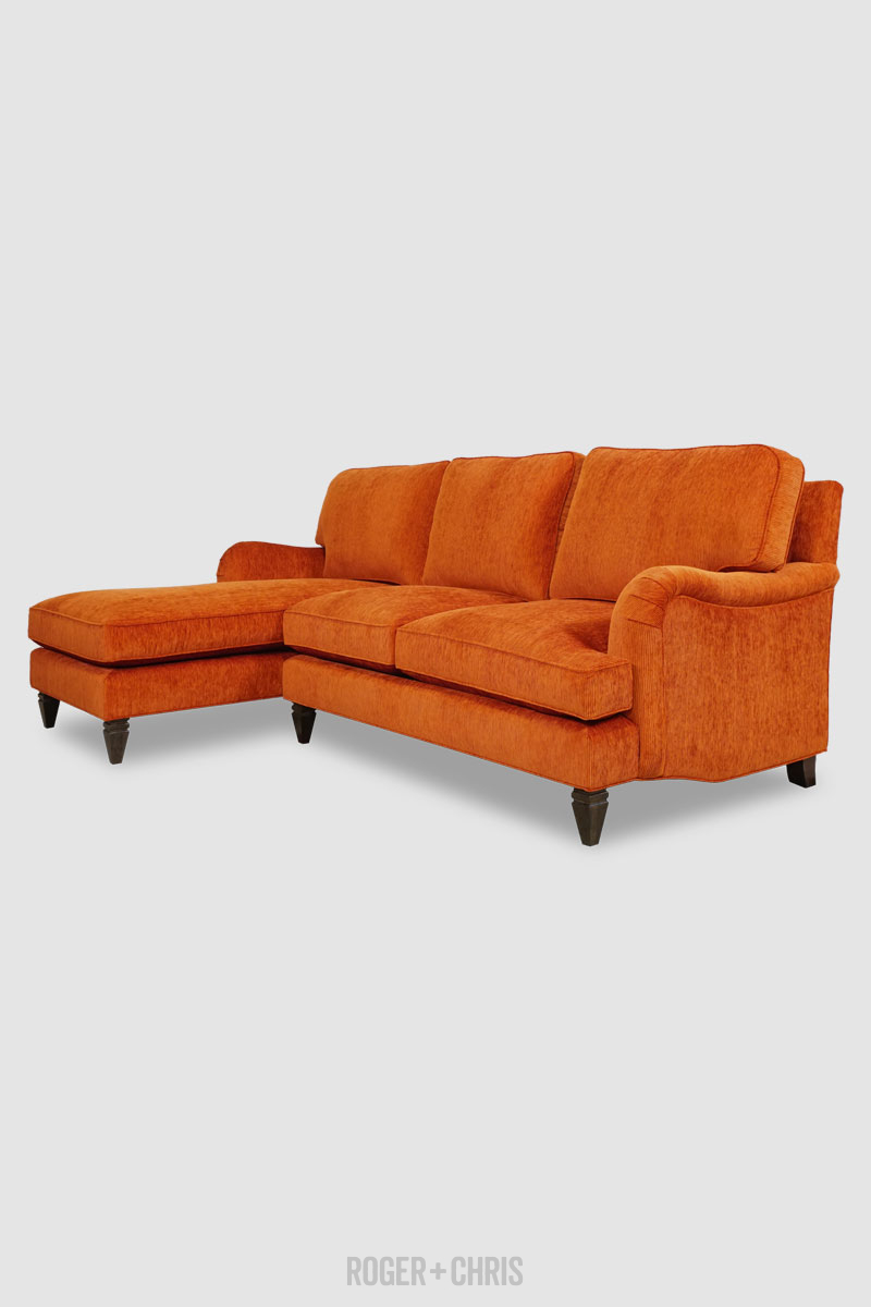 Cushion-Back English Roll-Arm Sofas, Sectionals, Armchairs | Blythe