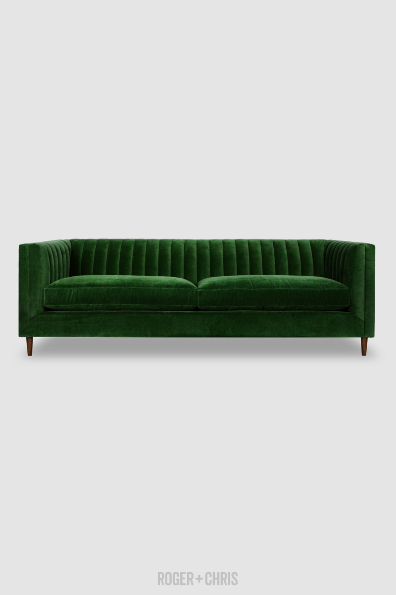 Harley Mid-Century Modern Channel-Tufted Shelter Sofas, Armchairs, Sectionals | Harley