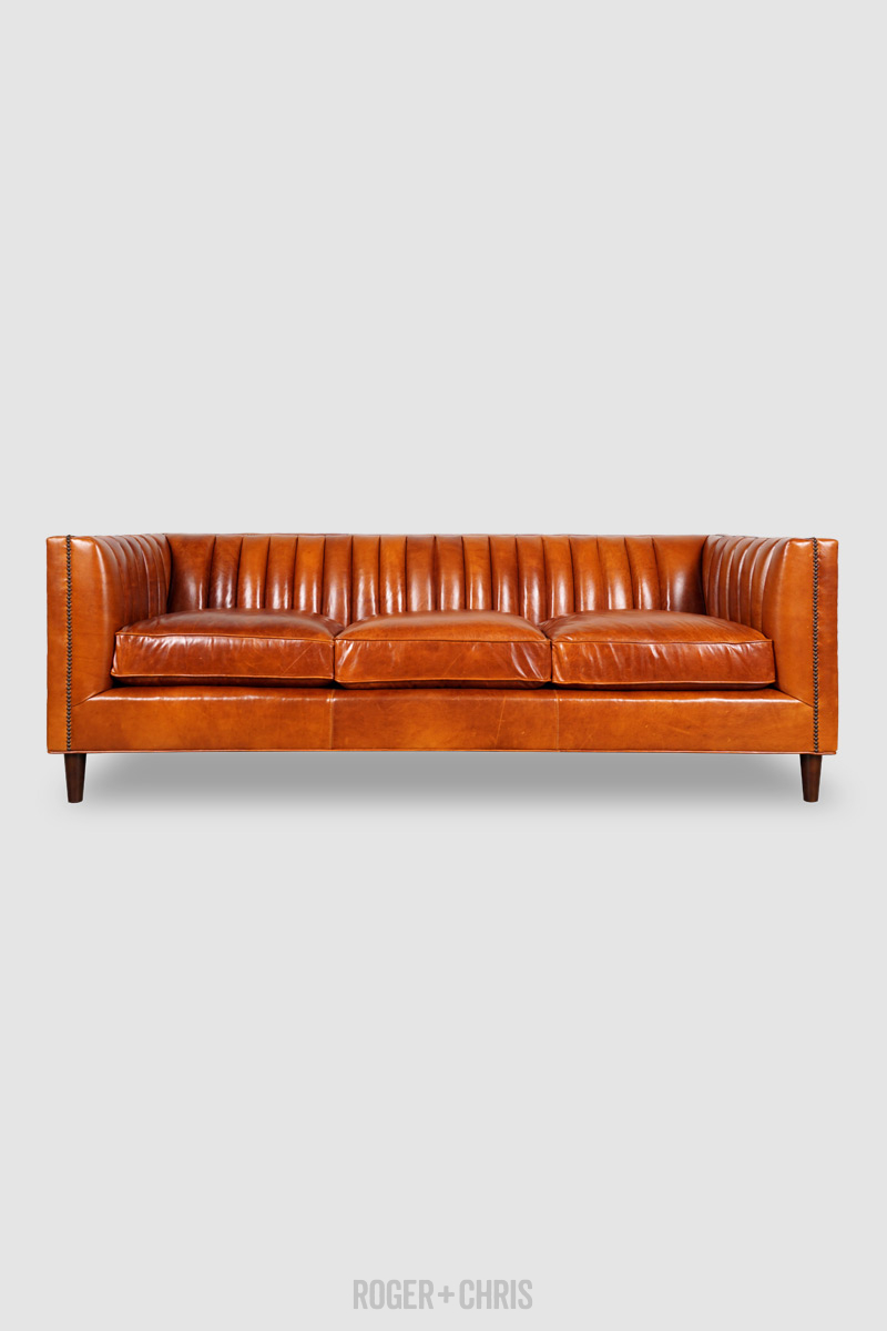 Harley Mid-Century Modern Channel-Tufted Shelter Sofas, Armchairs, Sectionals | Harley