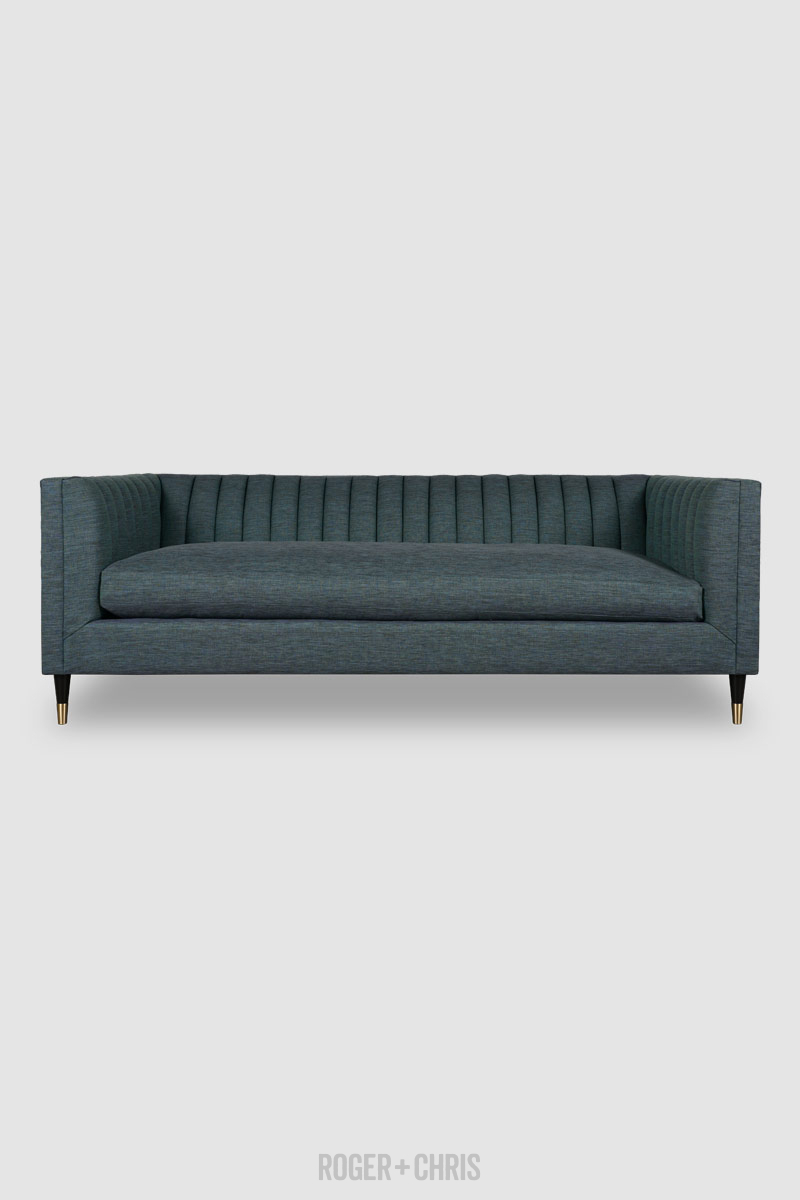 Harley Mid-Century Modern Channel-Tufted Shelter Sofas, Armchairs, Sectionals | Harley