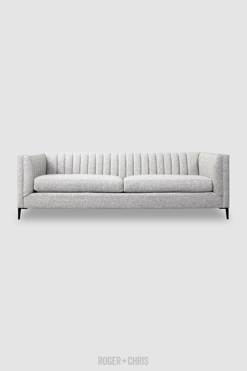 Harley Mid-Century Modern Channel-Tufted Shelter Sofas, Armchairs, Sectionals | Harley