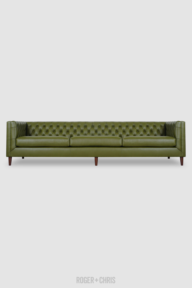 Mid-Century Modern Diamond-Tufted Tuxedo Sofas, Armchairs, Sectionals | Dot