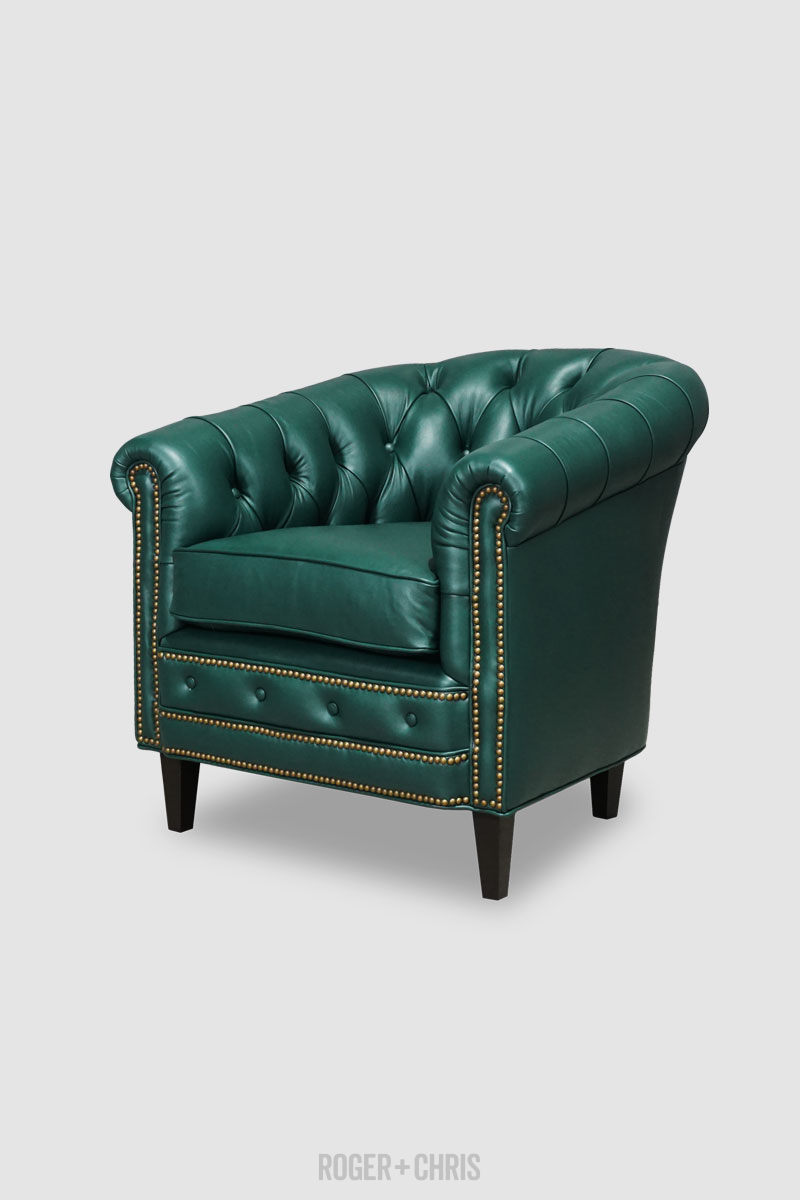 Collins Tufted Barrel Chair