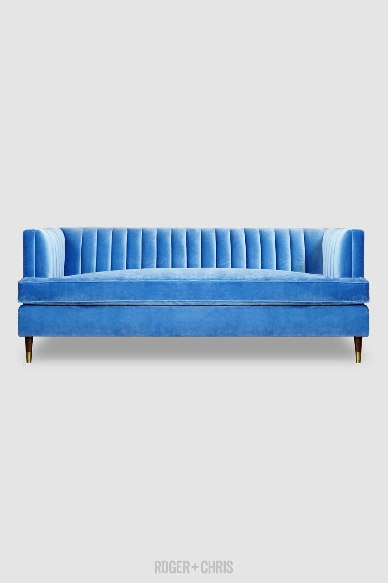 Erica Channel-Tufted Shelter Sofa