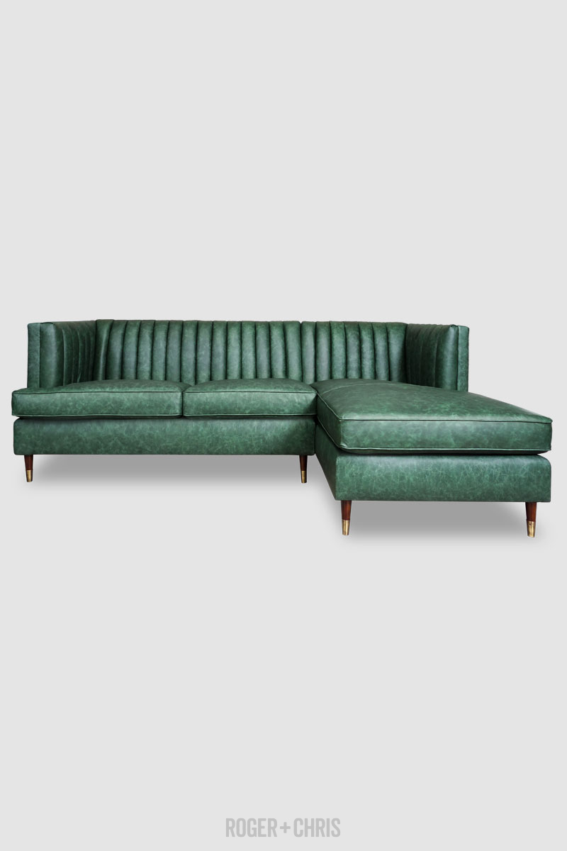 Erica Channel-Tufted Shelter Sofa