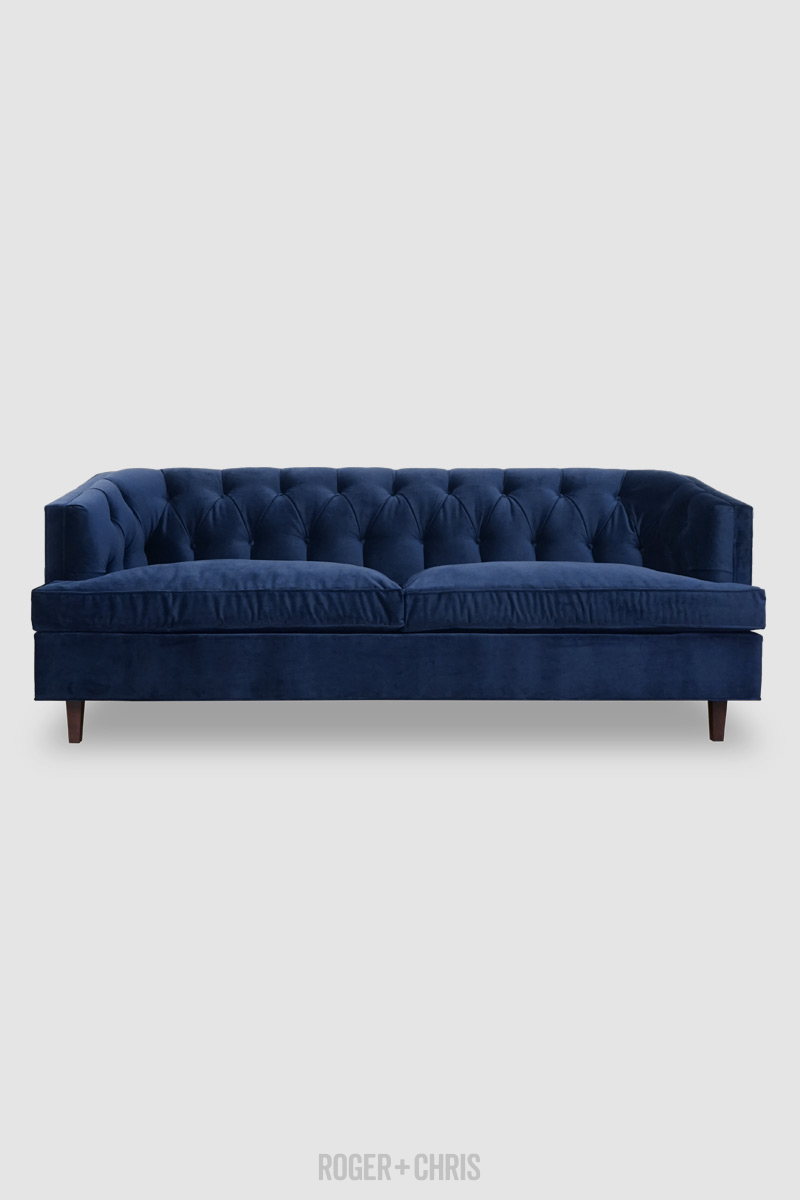 Best Blue Velvet Sofas, Furniture University, Roger + Chris