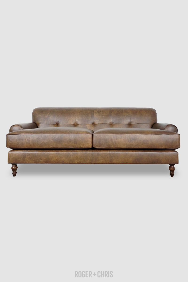 Puddin Pin-Tufted Low Arm Sofa 