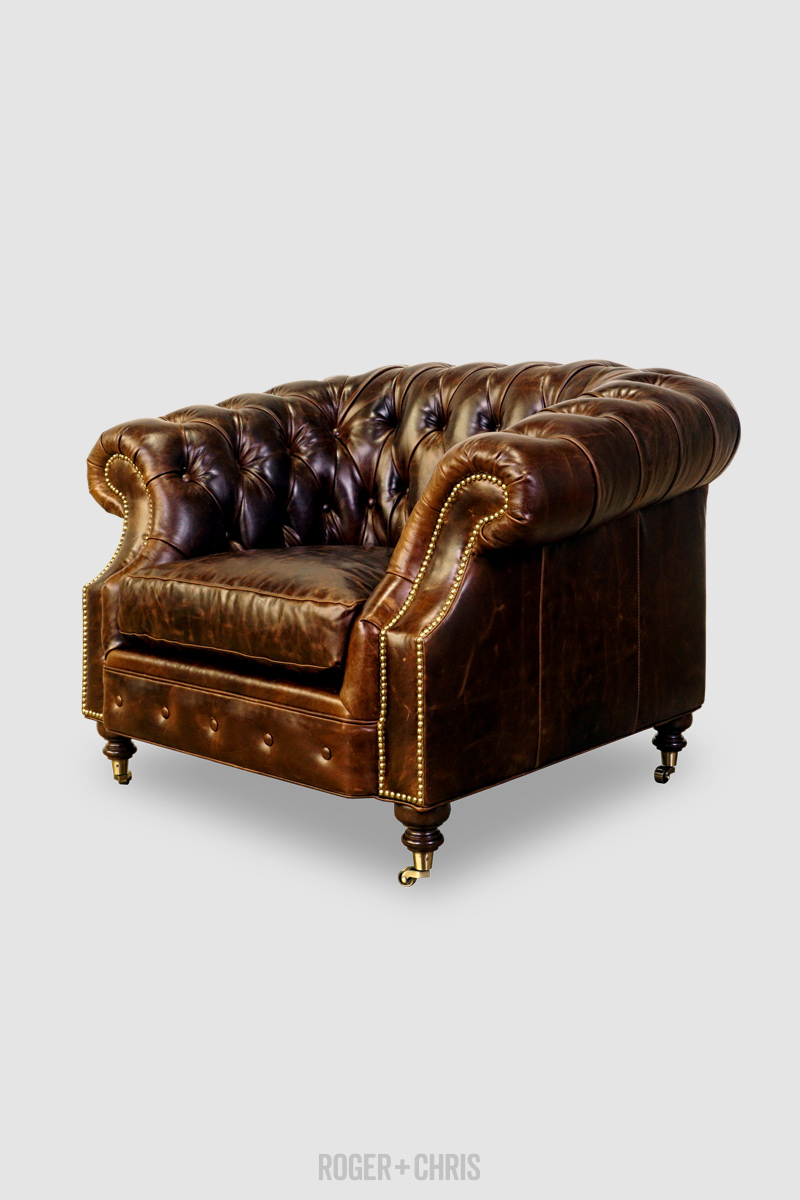 Cecil French Chesterfield Sofa