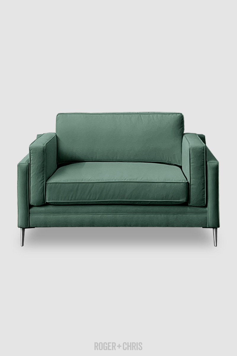 Coach Block Cushion Modern Sofa