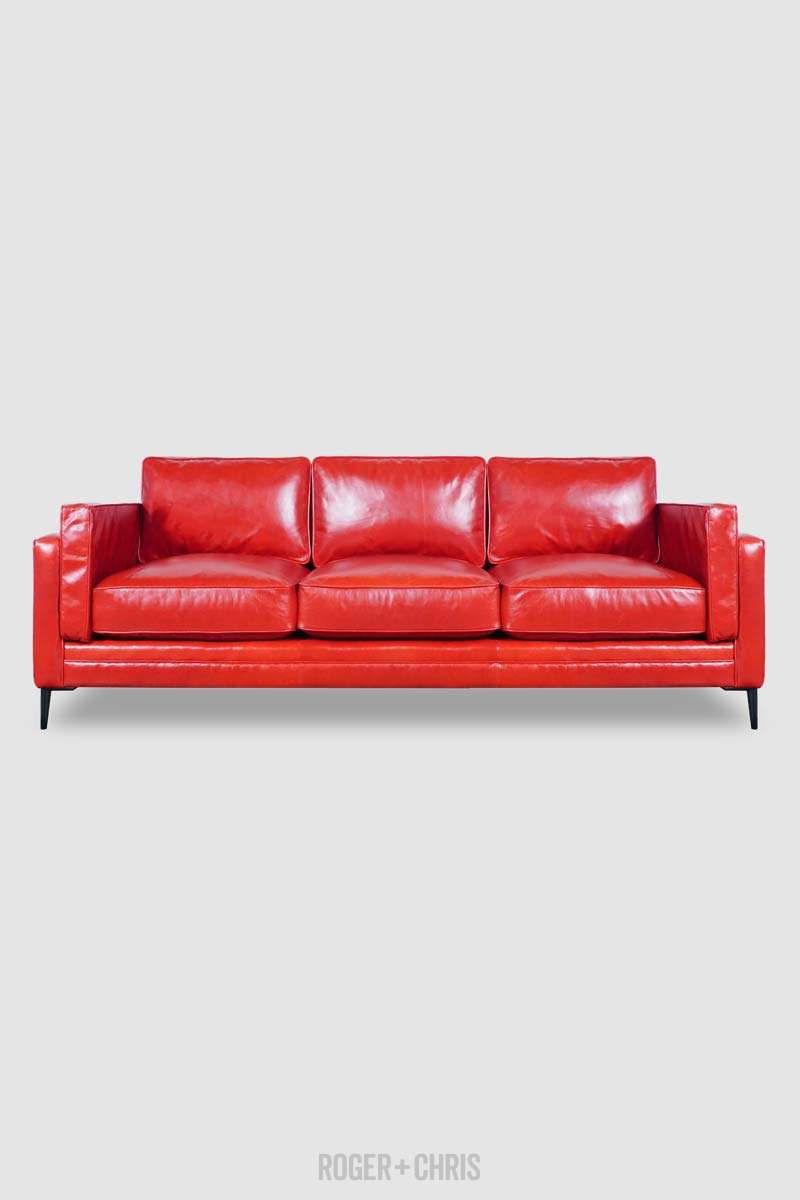 Coach Block Cushion Modern Sofa